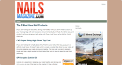 Desktop Screenshot of nailsmagazine.com